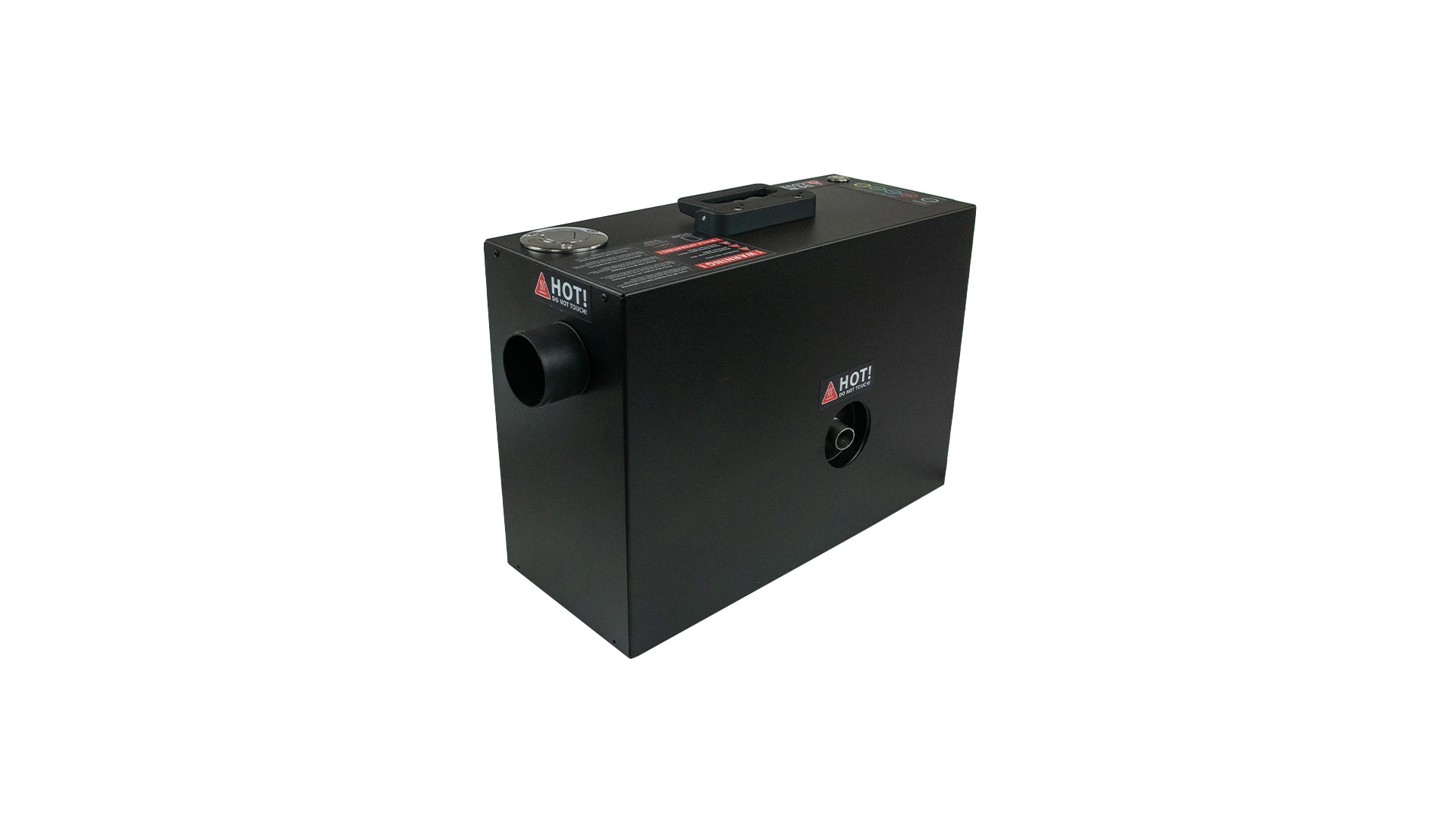 Autoterm Travel Box 2.0 portable diesel heater in a black metal case.