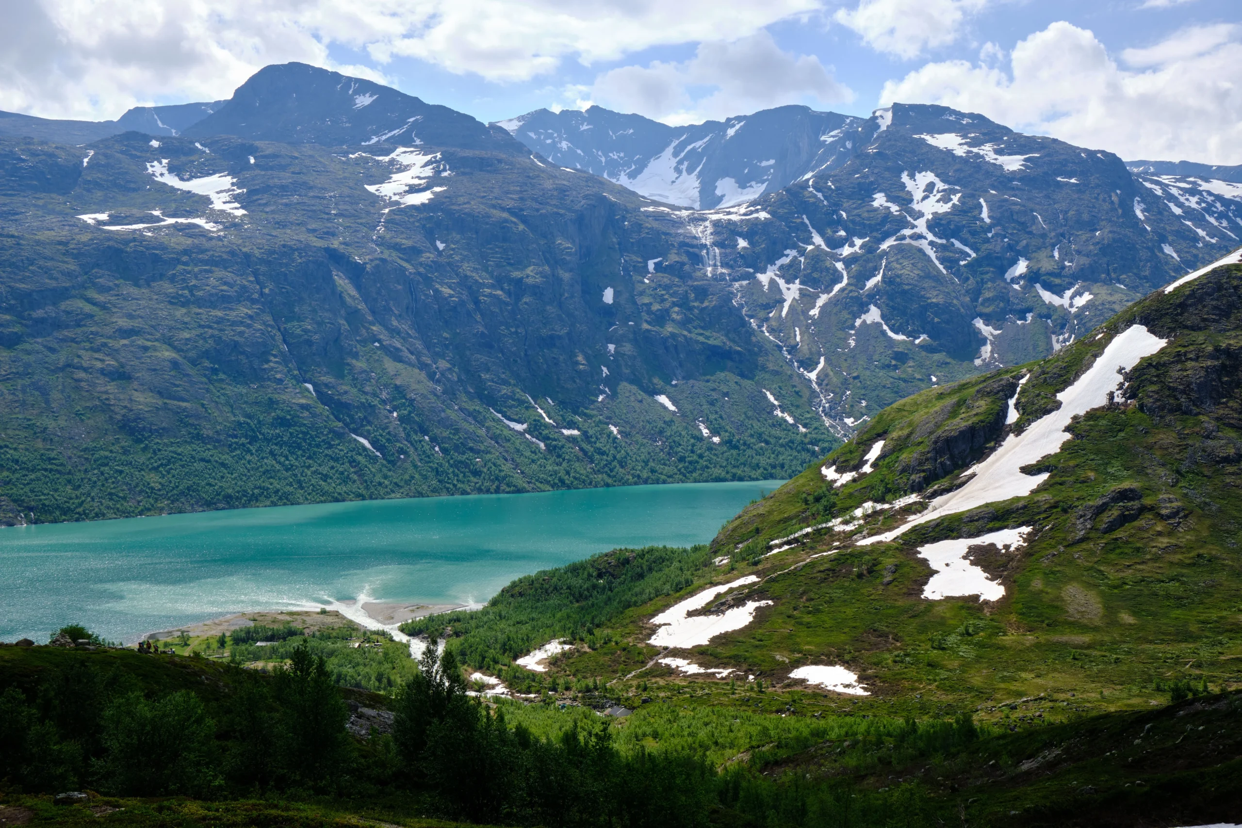 Mountain landscape in Jotunheimen National Park, Norway