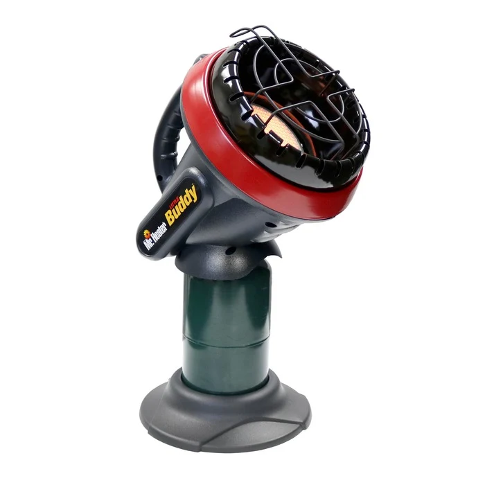 Mr. Heater Little Buddy MH4B portable propane heater.
