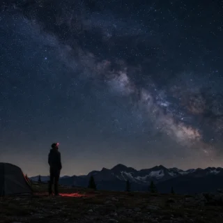 Why Use a Red Light Headlamp for Stargazing? The Science of Night Vision