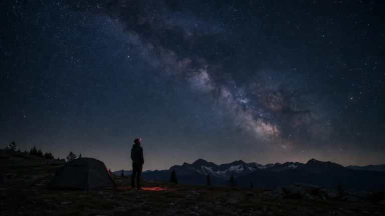 Why Use a Red Light Headlamp for Stargazing? The Science of Night Vision