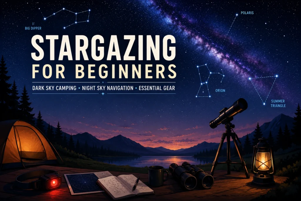 Stargazing for Beginners: A Complete Guide to Dark Sky Camping, Night Sky Navigation, and Essential Gear