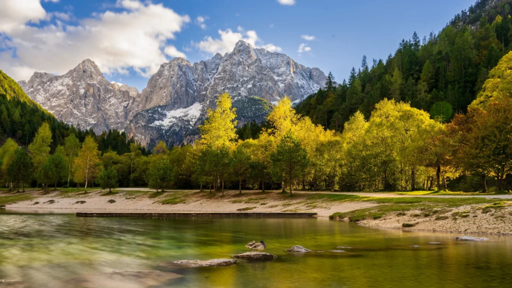 Alpine landscape in Triglav National Park, Slovenia